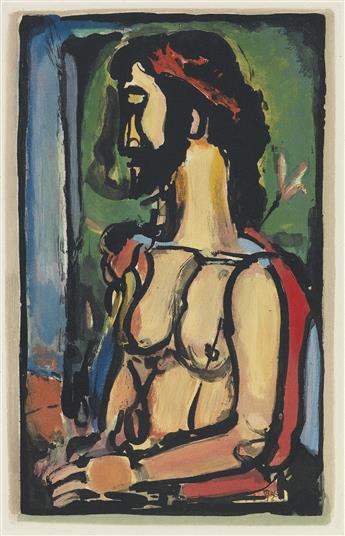 GEORGES ROUAULT Two color aquatints.